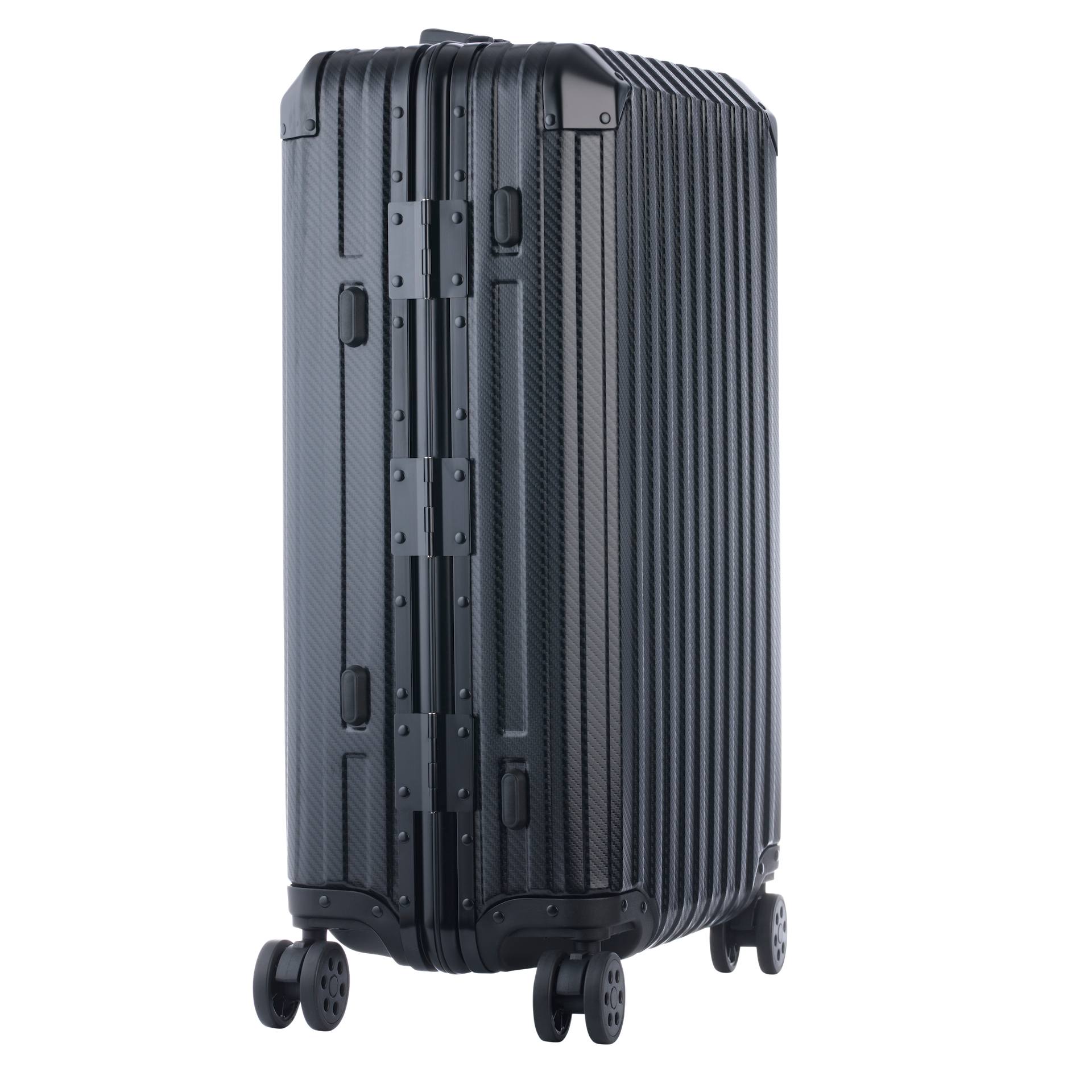The Atlas Aluminium Luggage — Black