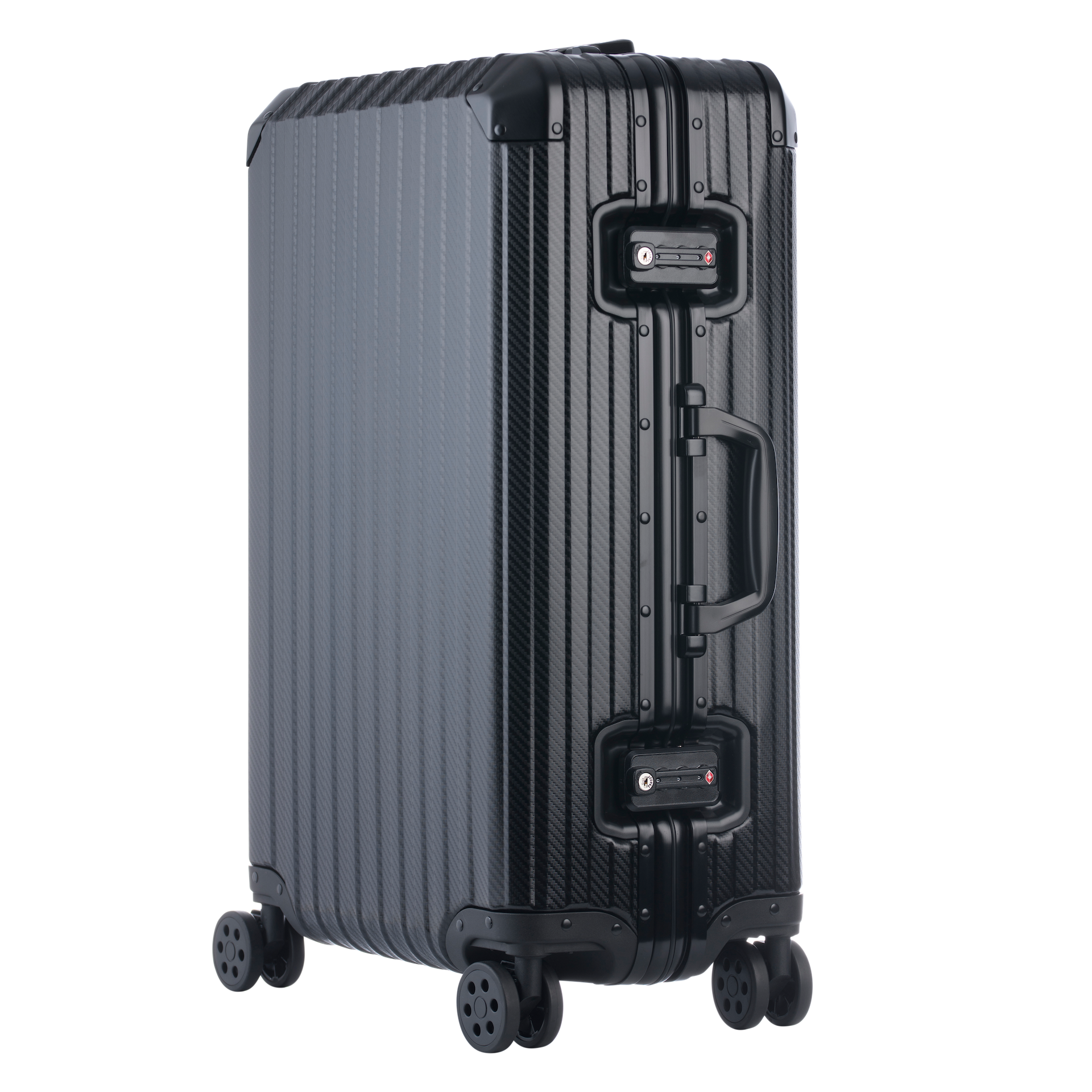 The Atlas Aluminium Luggage — Black