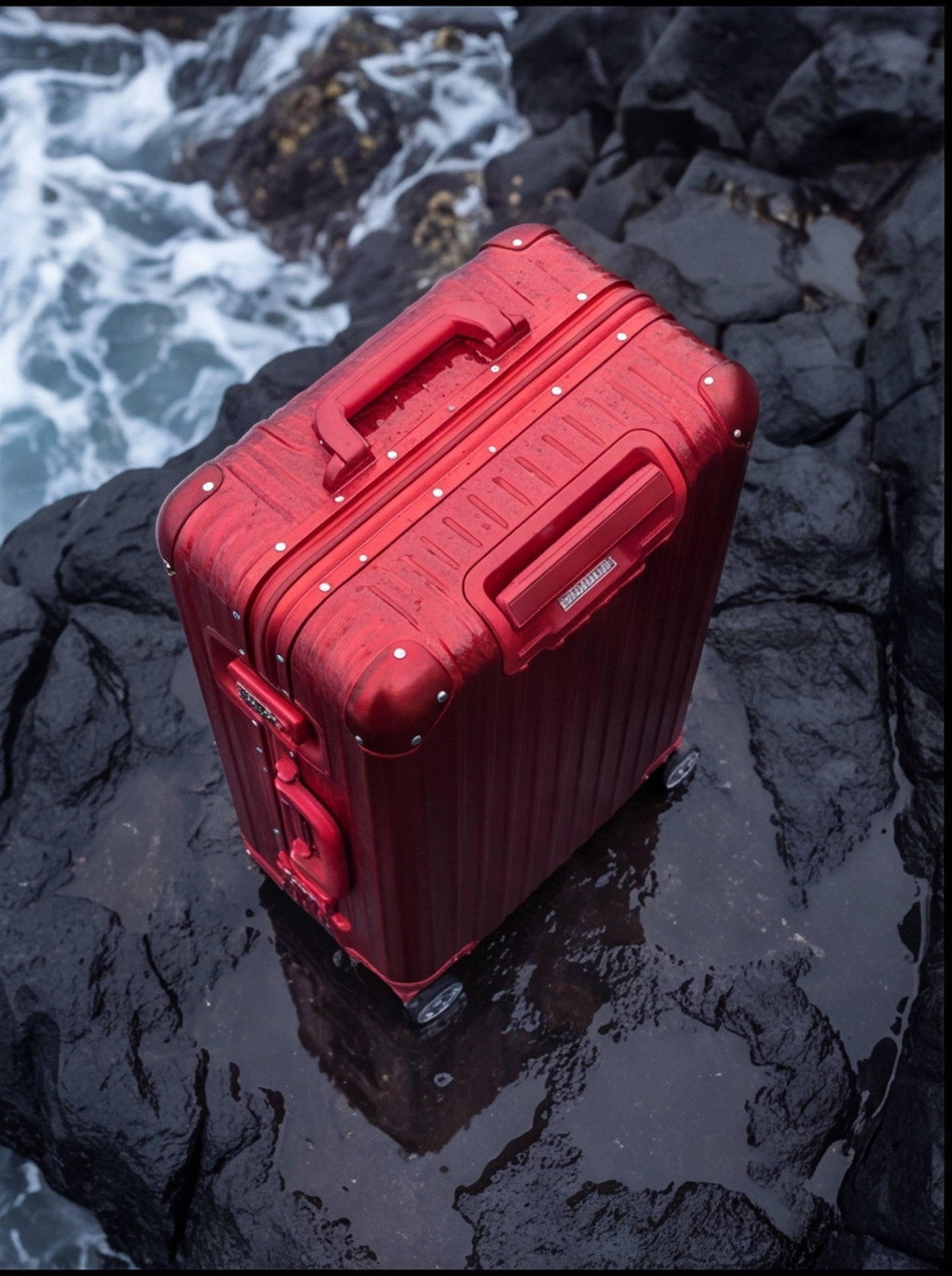 The Atlas Aluminium Luggage — Red Limited Edition