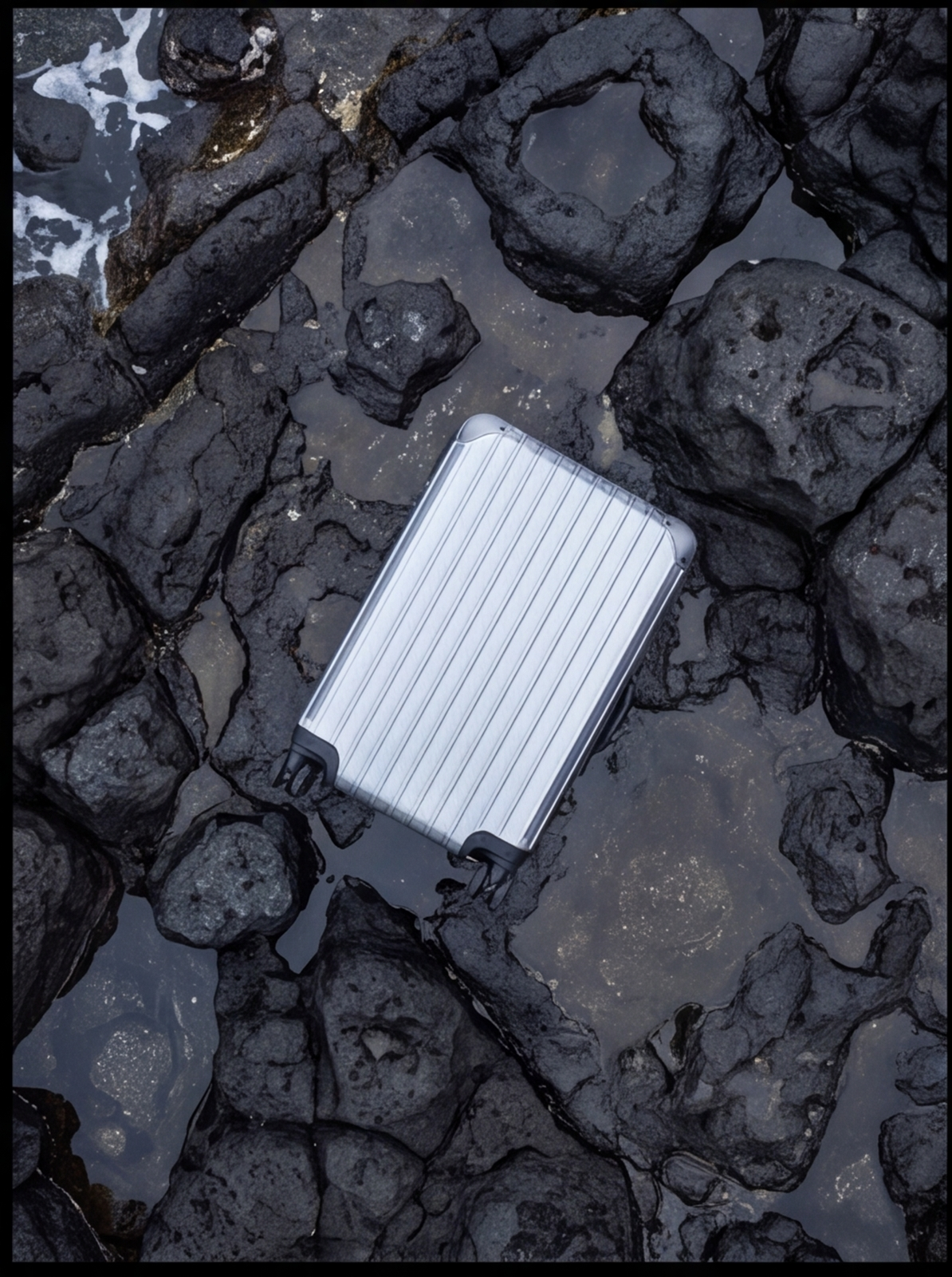The Atlas Aluminium Luggage — Gunmetal