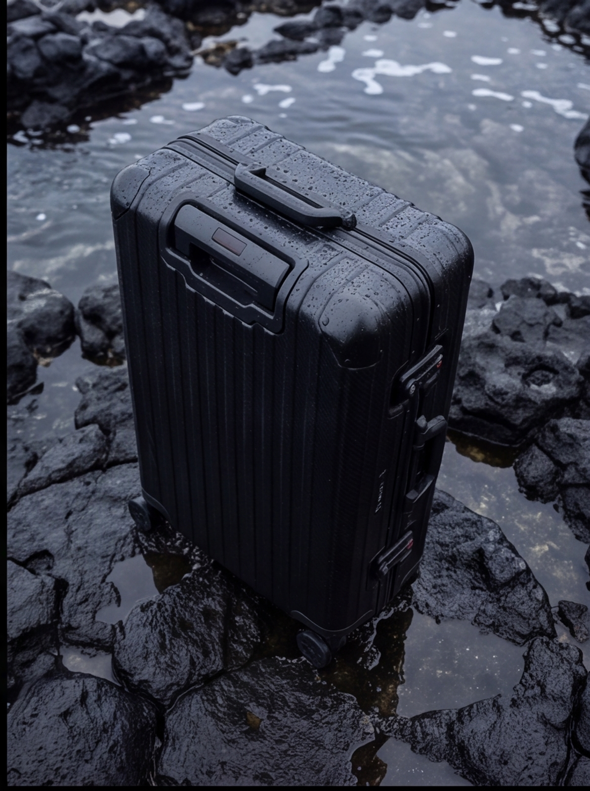 The Atlas Aluminium Luggage — Black