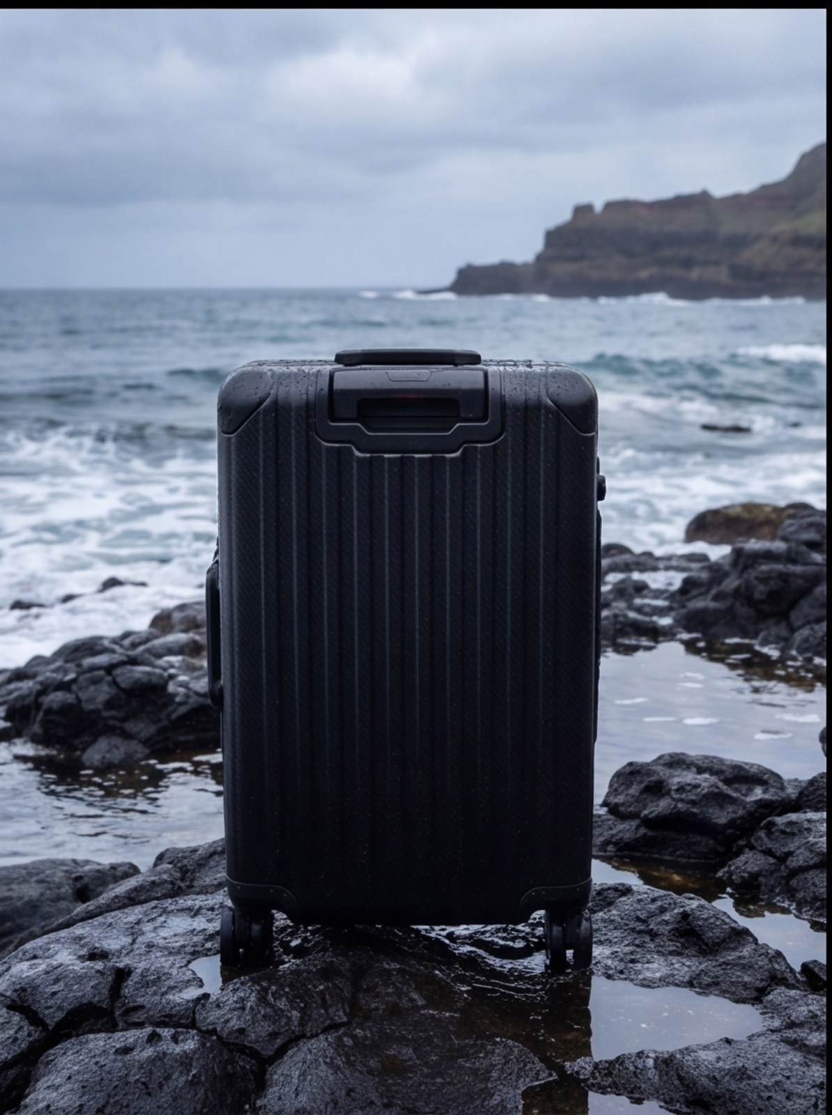 The Atlas Aluminium Luggage — Black