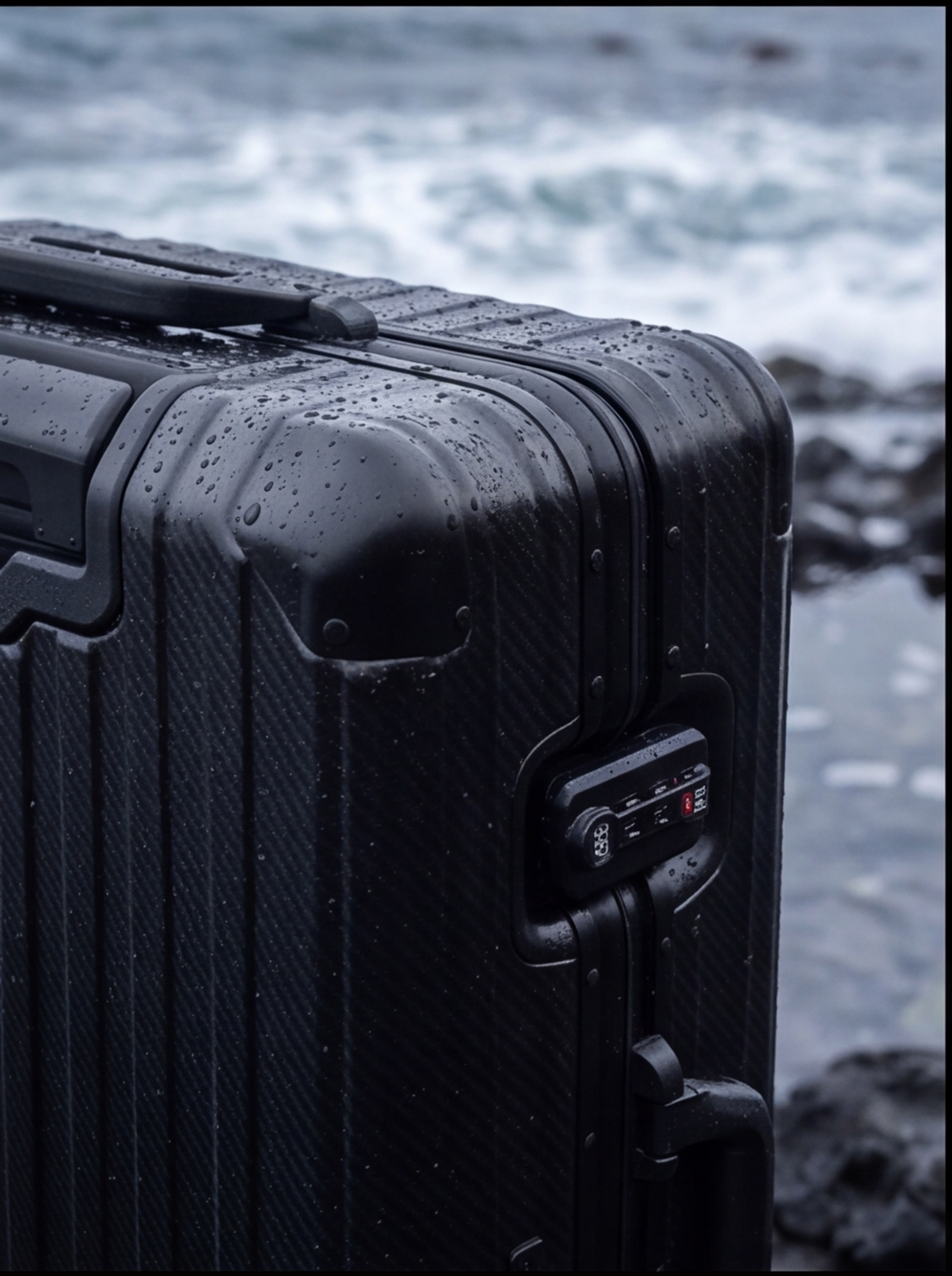 The Atlas Aluminium Luggage — Black