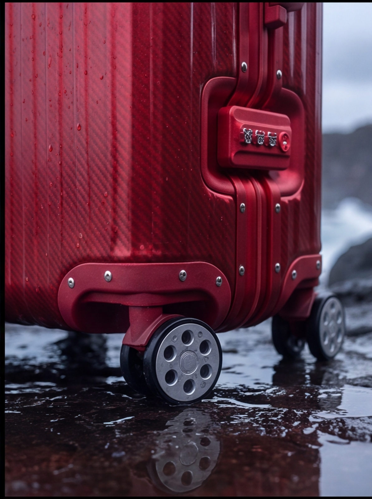 The Atlas Aluminium Luggage — Red Limited Edition
