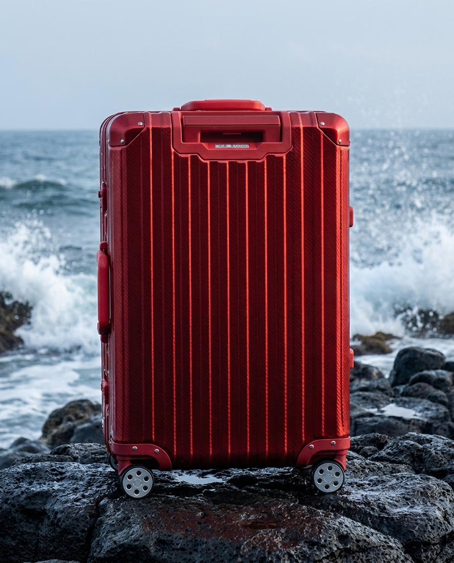 The Atlas Aluminium Luggage — Red Limited Edition