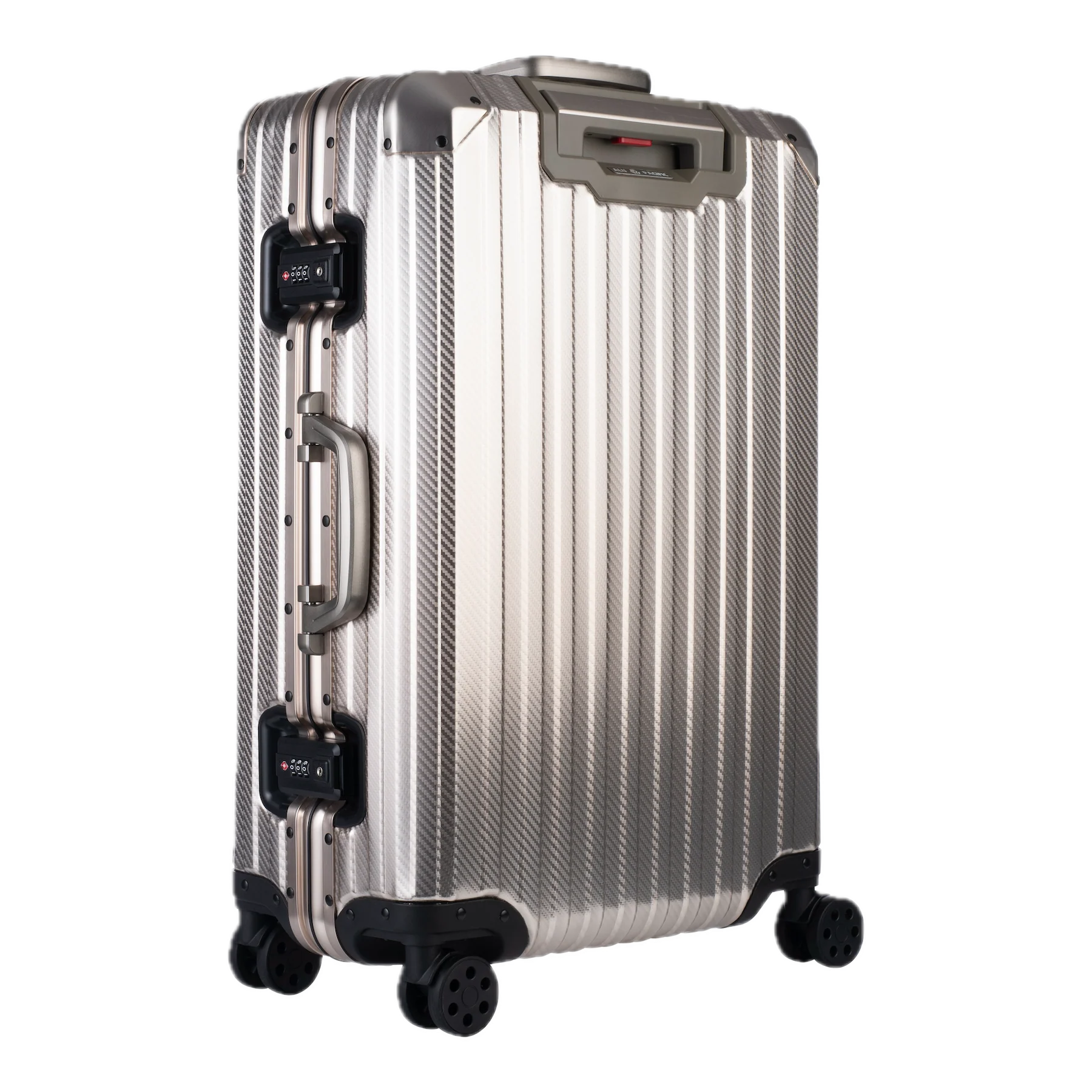 The Atlas Aluminium Luggage — Champagne