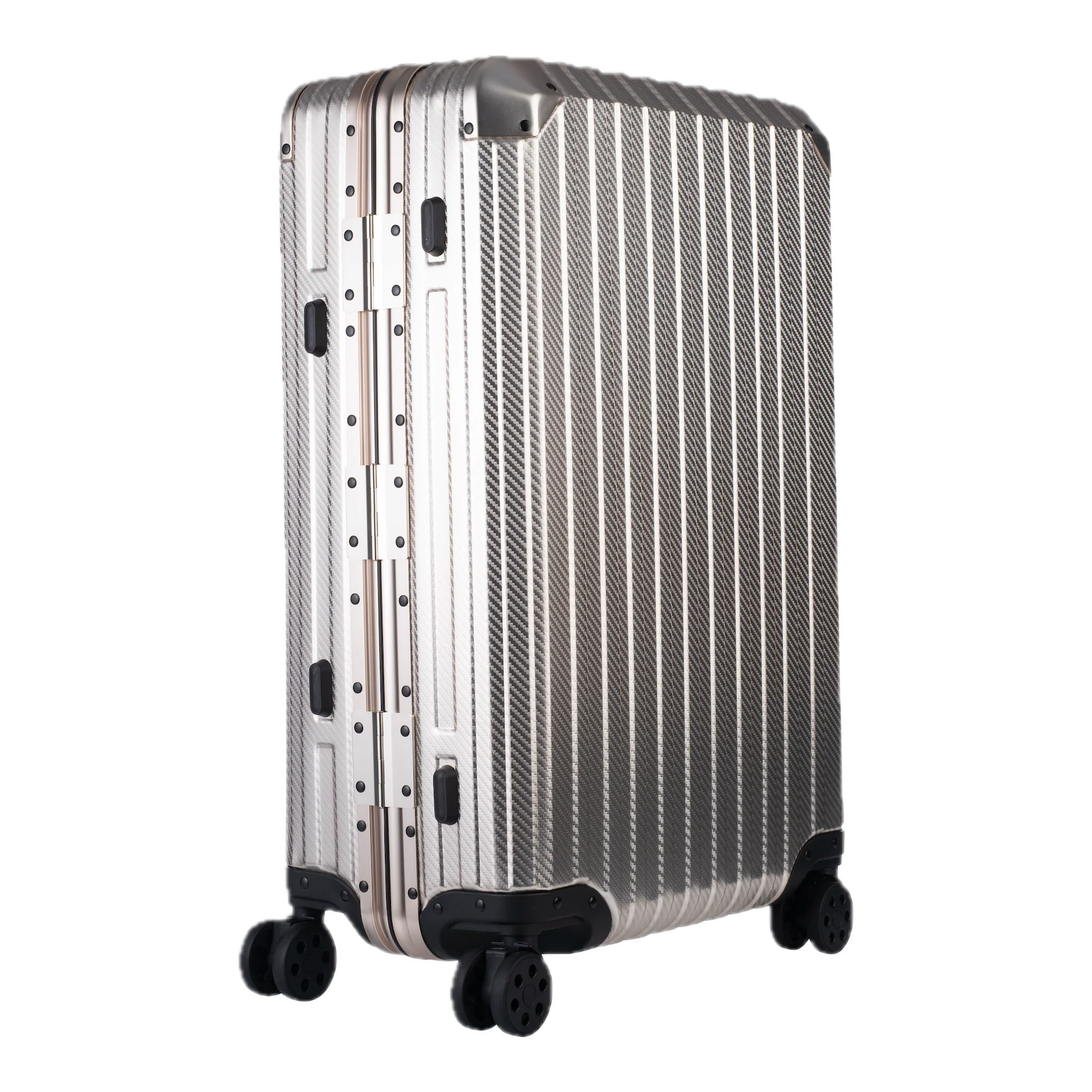 The Atlas Aluminium Luggage — Champagne