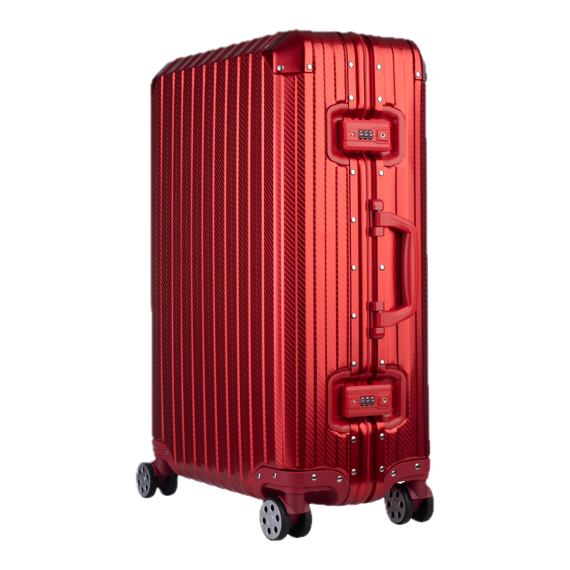 The Atlas Aluminium Luggage — Red Limited Edition